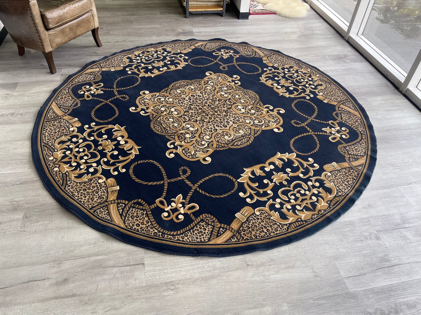 DAVINCI ROUND RUGS SERIES D240CM - Ảnh 3